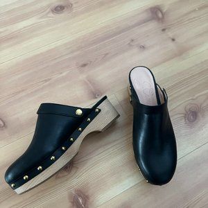 J Crew Convertible Clog Size 7 Black